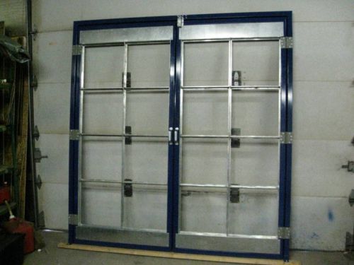 8&#039; wide x 8&#039; tall spray booth doors with filters for sale