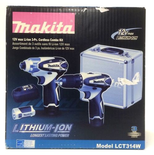 Makita 12V max Li-Ion 3-PC. Cordless Combo Kit