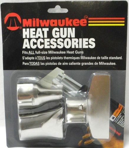 3 Piece MILWAUKEE Heat Gun Accessory Attachments Bundle Pack | You Get All 3!