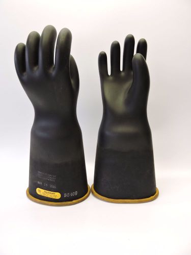Salisbury rubber lineman gloves class 2 d120 type i 17,000vac *****size 10 ***** for sale