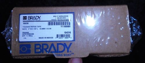 Brady 104316 toughstripe tape 2&#034; w x 100&#039; l orange tough stripe floor marking for sale