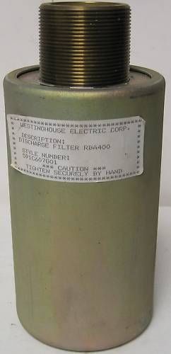 Westinghouse Electric Discharge Filter RBA400 Style 591C607G01 NNB