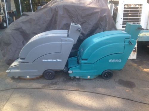 (2) Tennant 2550 Walk-Behind Burnisher AS IS - No batteries - WHAT A DEAL!!