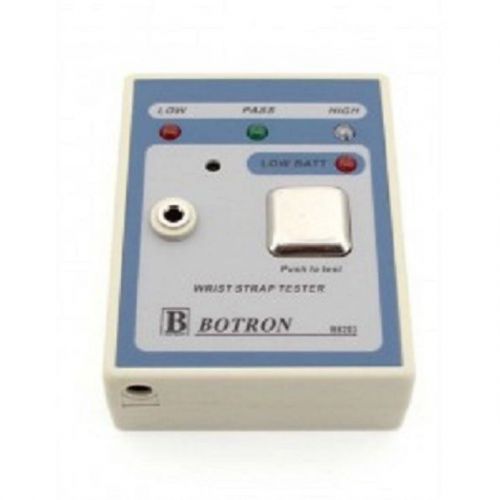 Botron Portable Wrist Strap Tester Includes 9 Volt Battery