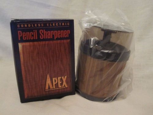 RARE NEW Vintage Apex Cordless Electric Pencil Sharpener Battery Operated Retro