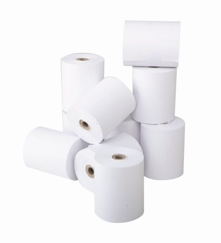 Single-Ply Thermal Paper Rolls, 2 1/4&#034; x 55 ft, White, 46/Carton