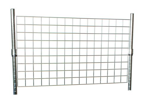 48&#034; Wide x 18&#034; Long Chrome Wire Mounted Grid