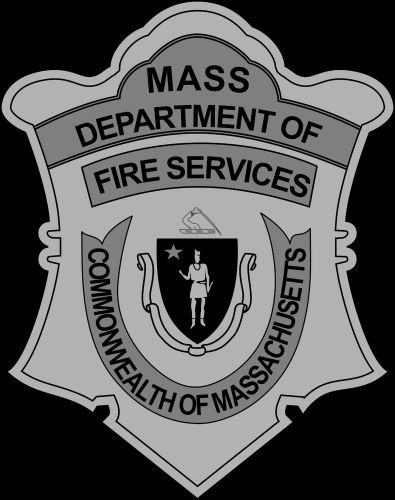 Massachusetts Fire Academy Silver Badge CSA Graphics Decals