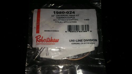 Robertshaw 24&#034; thermocouple kit nib 1980 024