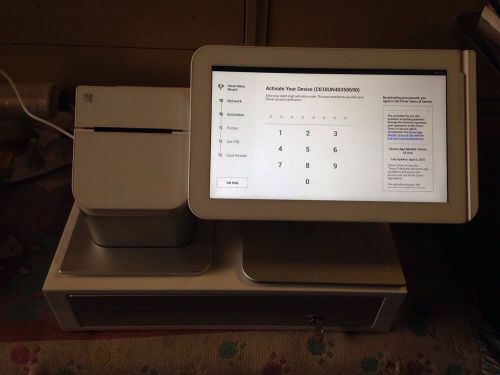 Clover POS Touch Screen Point Sale Cash Register System/Drawer C100/D100/P100