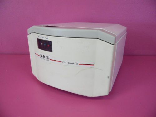 Id-mts micro typing system centrifuge mts reader sa with diamed rotor 934076 for sale