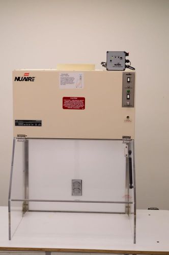 Nuaire nu-813-300 biological safety cabinet laboratory hood enclosure (1992) for sale