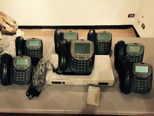 Avaya IP Office 406V2 Complete System With (7) Phones, 4 POTS, and Voicemail