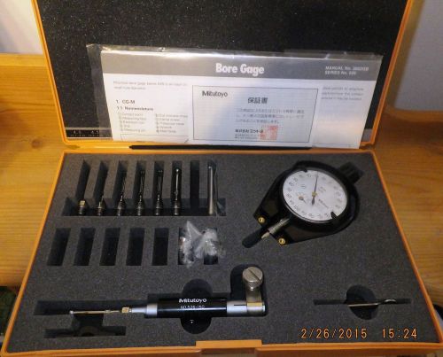 MITUTOYO dial bore gauge set 526-152 metric 3.7-7.3 mm .001 extra small holes