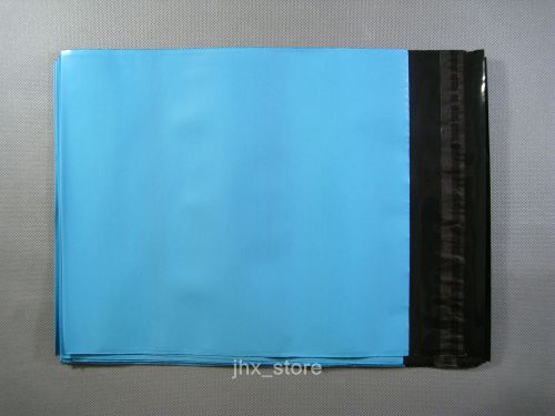 3 Blue Plastic Mailing Bags Poly Envelopes Mailers 4.3&#034; x 7&#034;_110 x 180+40mm