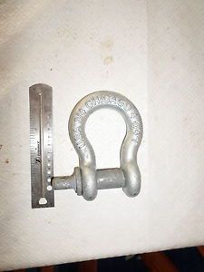 Shackle, bow 3/4&#034;, rated , galvanized, chicago for sale