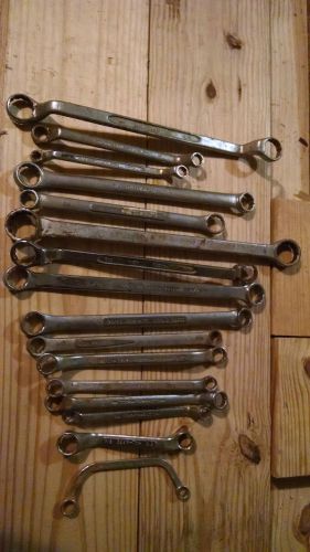16 Pc Boxed End Wrench Set Standard Craftsman, KD, KAL, Easco