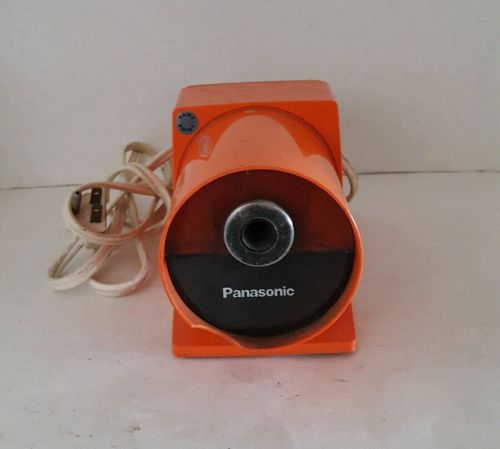 Panasonic KP-22A Pencil Sharpener Pana Point Orange - Tested - See Details