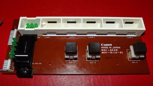 OEM PART: Canon 100 Document Camera MH1-0113-01 Control Board Blip Control Panel