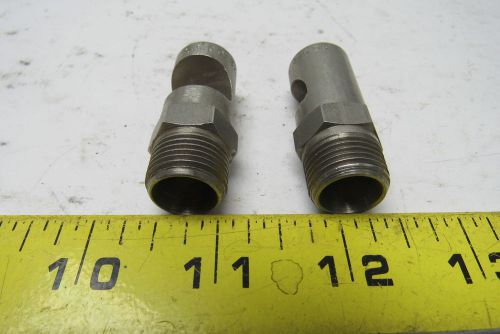 Spraying systems co. 3/8kss30 fan pattern spray nozzle 98.59 to 441 gph lot of 2 for sale