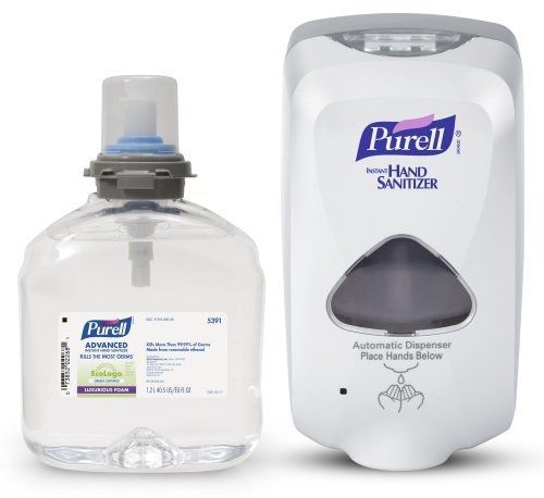 PURELL 5392-D1 TFX Touch Free Dispenser &amp; Refill,  Hand Sanitizer Dispenser Kit
