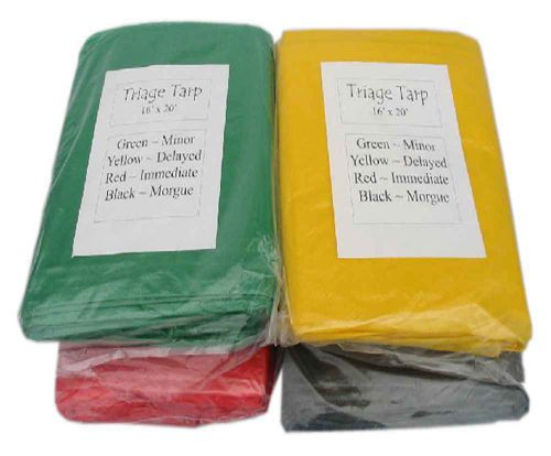 Triage tarps - set of 4 [id 89537] for sale