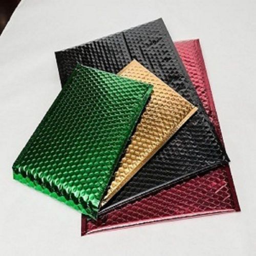 Metallic Glamour Bubble Mailers Assorted Envelope Bags Choose Your Color &amp; Pack
