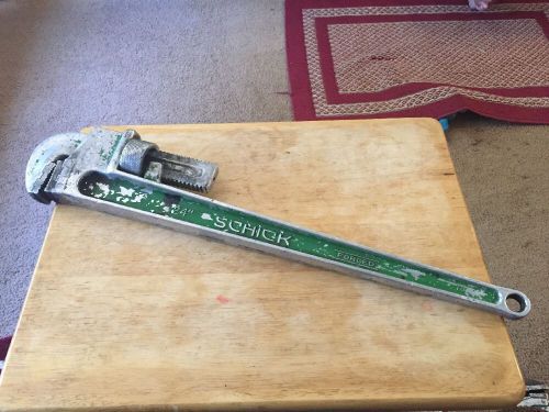 Schick 24&#034; aluminum pipe wrench for sale