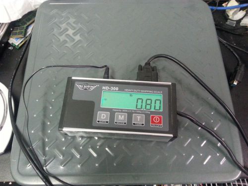 My weigh hd300  300lb  heavy duty shipping scale in good working condition for sale