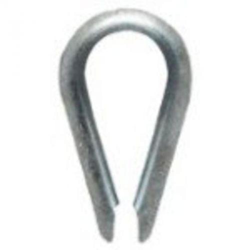 1/8&#034; Zinc Plated Rope Thimble National Cable N176-792 038613176799