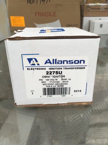 Allanson 2275u universal oil burner ignitor nib for sale