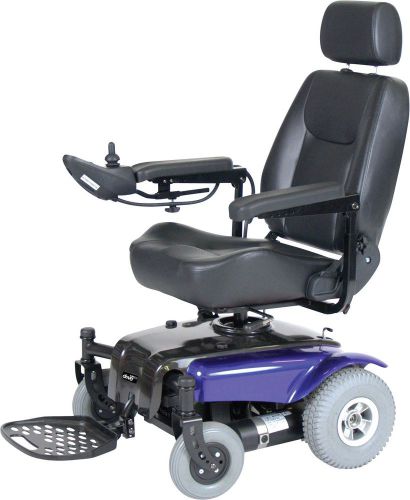 Medalistrd18cs-drive medalist power chair 18&#034; captain seat(red)-free shipping for sale