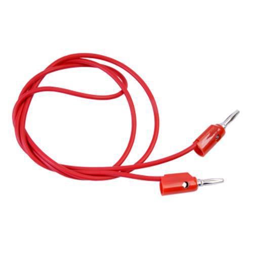 Banana plug connector cord both ends stacking/cross patch 36”-red for sale