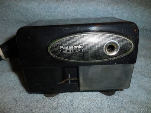 Panasonic Auto- Stop Electric Pencil Sharpener Model KP-310 Black