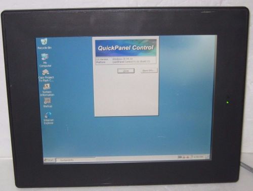 TESTED GE FANUC 12 INCH INTERM COLOR TOUCH QUICKPANEL VIEW ES1221 IC754VBI12CTD