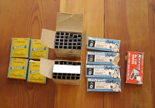 Lot of Vintage 1950s Staples Fasteners Arrow 2400 T50 King 906C Markwell L3A