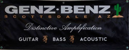 Genz Benz Store Display Banner -Excellent Condition