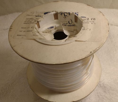 Partial Spool of Zeus TFS-12 M22129 Mil-Spec PTFE Tubing, 12AWG .085&#034; ID Tubing