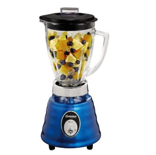 Oster beehive fruits &amp; vegetables blender &amp; juicer w/ 6cup glass jar in blue for sale