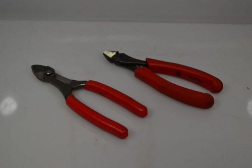 Snap On Wire Cutter, Stripper And Crimper Pliers. PWCS7CF w/ epc160 wire cutters