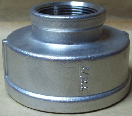 3&#034; X 1-1/2&#034; 150# 304 STAINLESS BELL REDUCER  REDUCING COUPLING BREWING    &lt;568WH