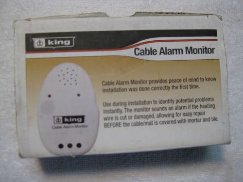 King Floor Heat System Installation Monitor, Instant Alarm Cable Monitor