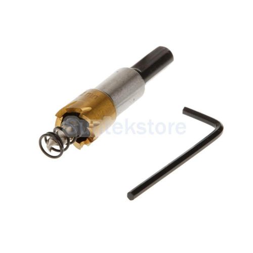 14mm Durable Stainless Steel Carbide Tipped HSS Hole Saw Drill Bit Cutter