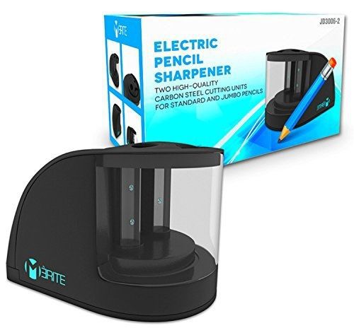 Merite premium electric mechanical pencil sharpener with 10x powerful tungsten for sale