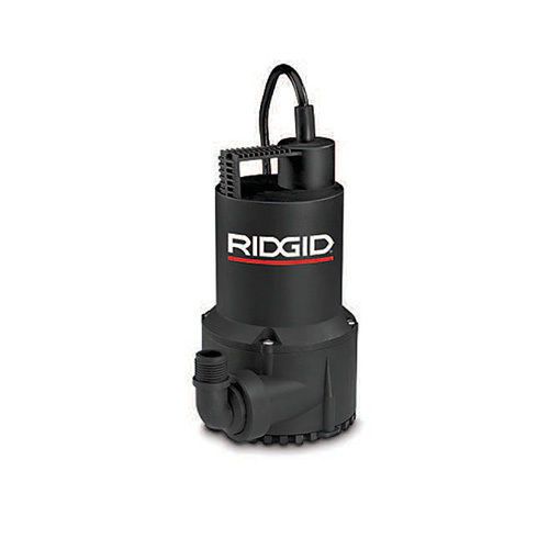 Ridgid 47283 1/6 hp 44 gpm dewatering pump 1 1/4 in x 16 ft hose for sale
