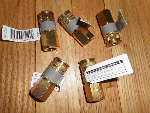 NEW LOT OF (5) 1/4&#034; UNIVERSAL COUPLERS GRIP RITE