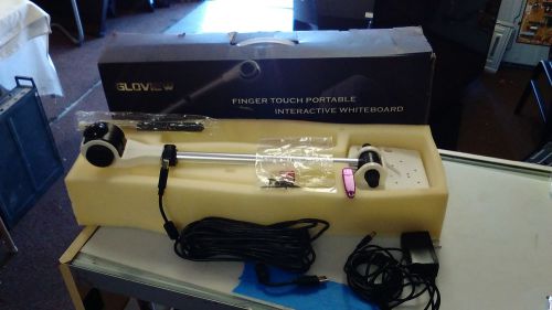 GLOVIEW FINGER TOUCH  Portable Interactive Whiteboard /UNTESTED / POWERS ON