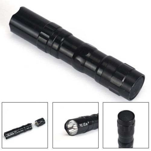 3w super aa flashlight focus torch light bright led lamp with clip clamp  a for sale
