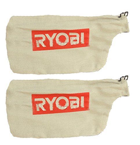 Ryobi TS1142L Compound Miter Saw 2 Pack Replacement Dust Bag W/Wire # 0892400...