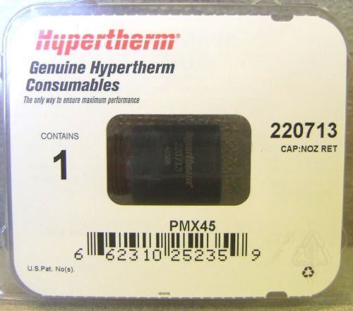 Hypertherm genuine 220713 retaining cap - qty 1 for sale